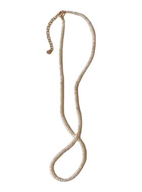 韩国代购法式精致真珍珠锁骨链