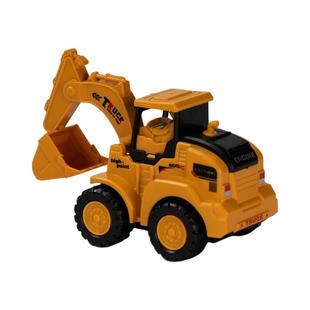 头号家！无聊了玩玩挖土机！耐摔惯性滑行工程车益智创意玩具