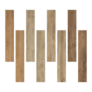 中古风旧船木纹瓷砖客餐厅民宿卧室地板砖酒店餐饮连锁店工装地砖