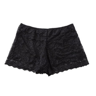 【蕾丝双层打底裤】修身蕾丝白色安全裤新款性感防走光薄款可外穿