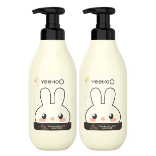 英氏儿童沐浴露宝宝沐浴乳全家可用沐浴液0皂基温和滋润洗护用品