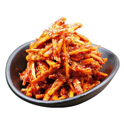 三口一品牛板筋延吉延边牛板筋片香辣麻辣零食朝鲜特产辣条115g