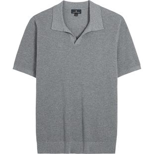 Brooks Brothers/布克兄弟男士26春夏新纯棉珠地网眼海鸥领polo衫