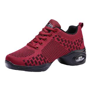 杨丽萍广场舞鞋中老年人跳舞鞋妈妈红色舞蹈鞋春夏季2025新款软底