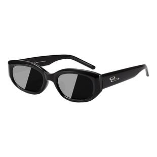 复古墨镜女款适合方圆脸2026新款海边雪地猫眼有度数窄框防紫外线