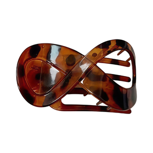 复古8字形扁平抓夹女高级感后脑勺盘发夹大号发卡鸭嘴夹四季头饰