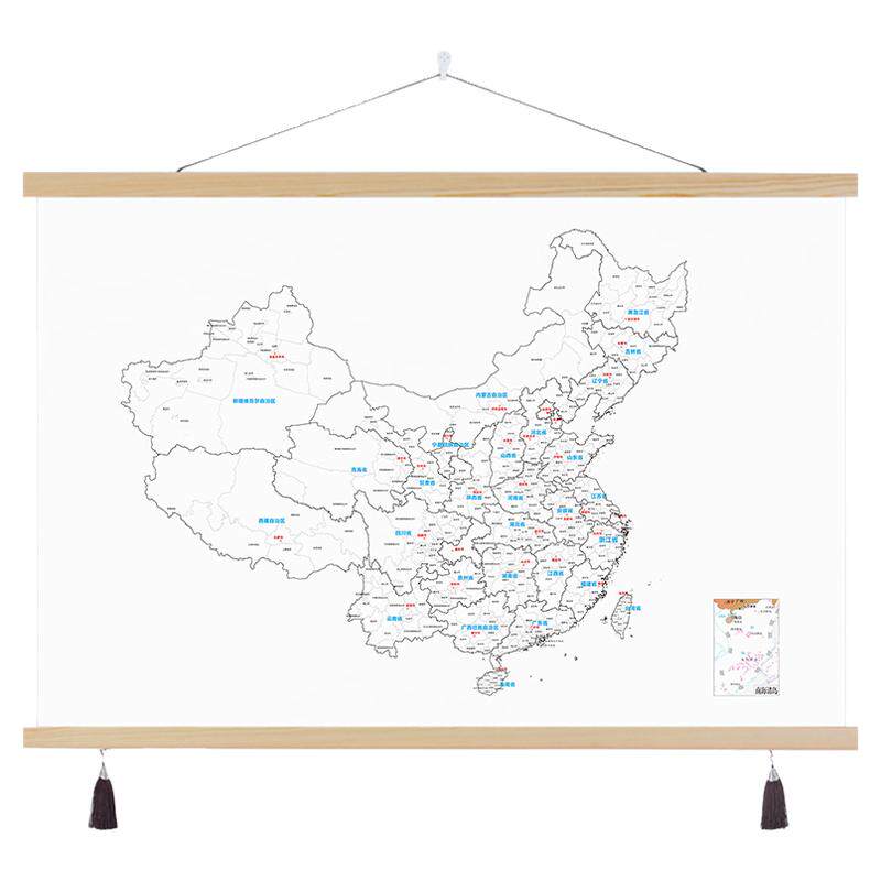 旅游足迹打卡地图挂画