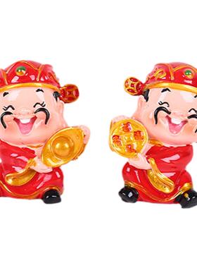 铜钱元宝财神汽车摆件商务礼品