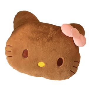 黑皮猫咪抱枕夹腿睡觉女生蝴蝶结沙发客厅靠枕学生宿舍午睡枕靠垫