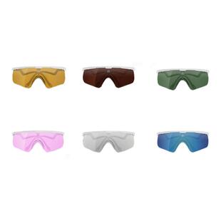 Delta白色骑行眼镜Alba防风防晒男女公路车自行车跑步运动防护镜