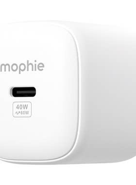 mophie摩尔菲40w动态60w快充适用苹果17pro充电器iPhone17Promax手机充电头16pro 15 充电器原加长快充套装