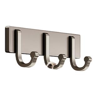 挂衣架壁挂墙壁上门后强力粘胶承重免打孔卫生间浴室衣服挂钩一排