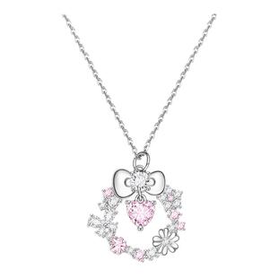 潮色绘xHelloKitty正版周边925银项链女款生日女神节礼物送女友