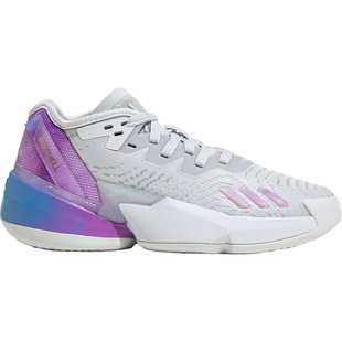 Adidas/阿迪达斯正品米切尔4代J大童新款运动篮球鞋HR1785