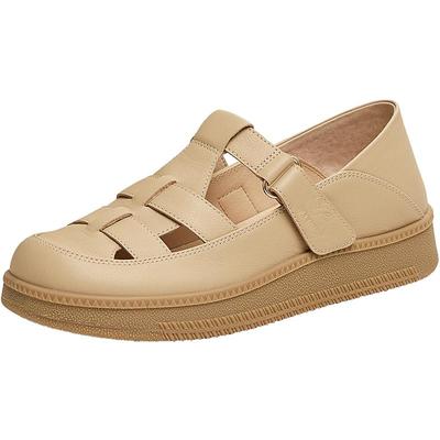 天美意椰椰罗马复古厚底镂空包头凉鞋女勃肯鞋休闲凉鞋夏季新款