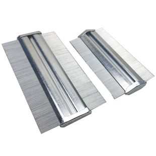 125/150/200mm金属轮廓规仿形尺木工石料弧度测量取型器量规工具