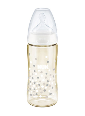 NUK宽口径PPSU彩色感温奶瓶