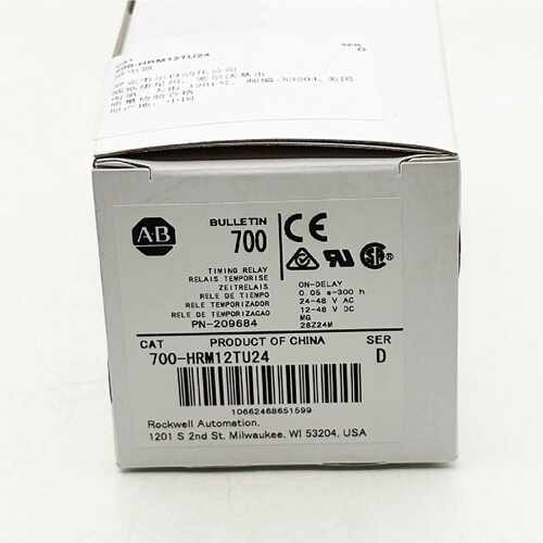 溢价-700-HRM12TU24定时继电器罗克韦尔Allen-Br