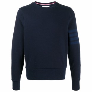 [3期免息]THOM BROWNE 男士经典四条纹圆领棉质套头衫