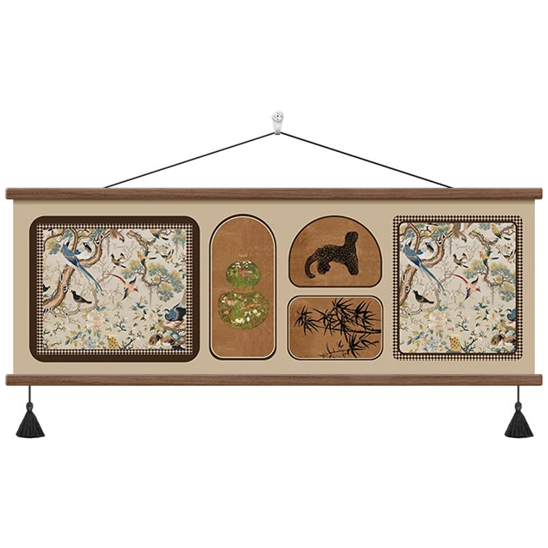 中古风法式复古餐厅高级装饰画