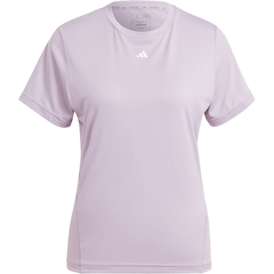 阿迪达斯女士圆领运动训练T恤