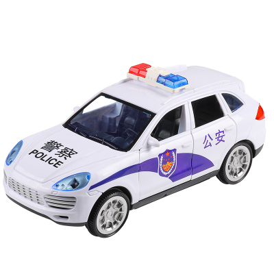 【自动开门】电动万向警车