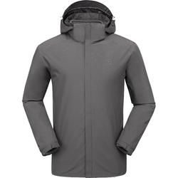 三合一户外冲锋衣骆驼可拆卸男