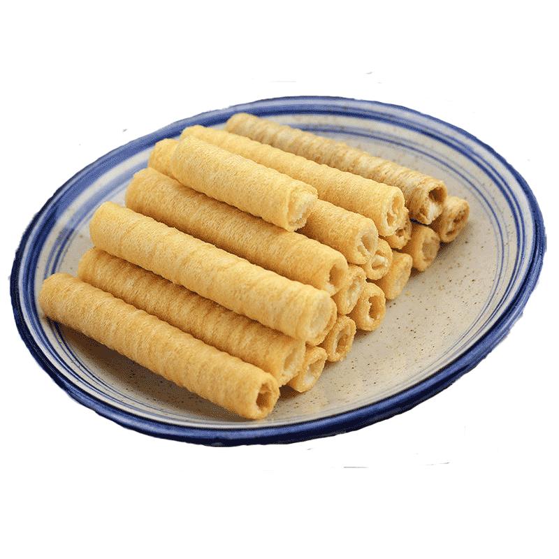 淘小妞咸蛋黃椰奶味蛋卷香酥夾心整箱散裝充饑小吃的休閑零食品