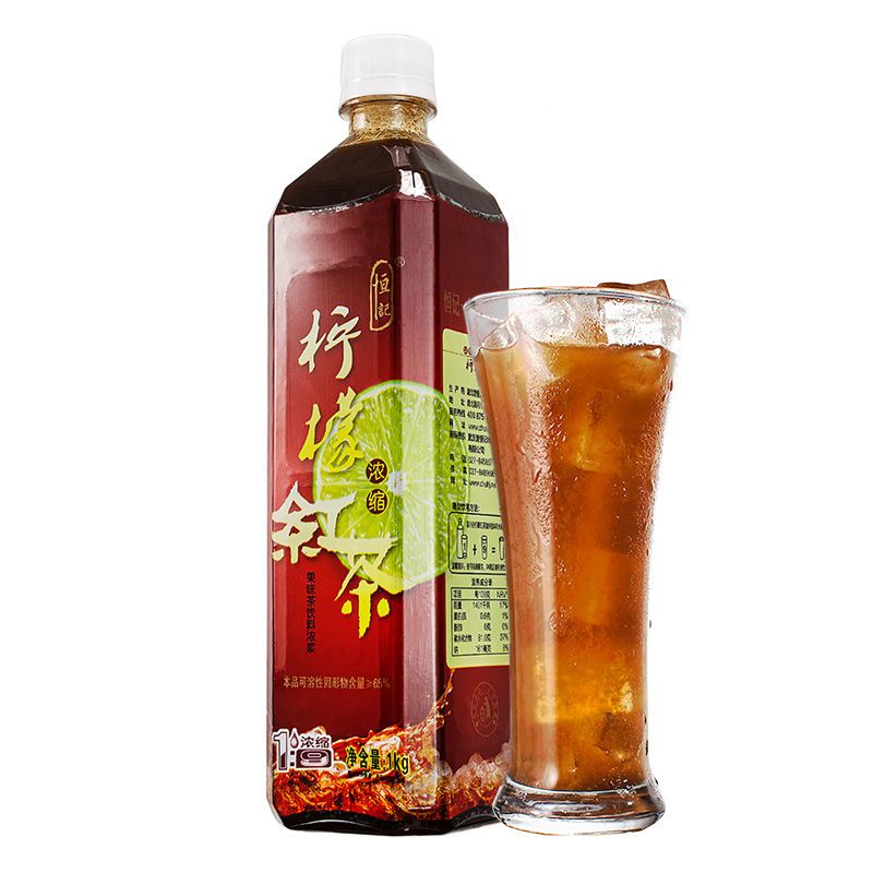 恒记柠檬冰红茶冲调饮品1000g