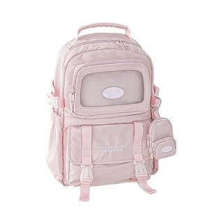 RosyPosy柔设双肩包高中生书包女生初中生大容量多功能可爱双肩背包百搭旅游轻便背包ins小众通勤减负电脑包