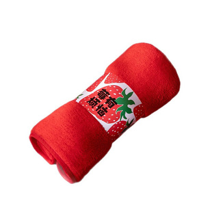 水果系列国风中式祝福伴手礼包边珊瑚绒毛巾礼盒内搭回礼节日礼品