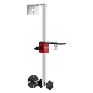 博翰圆杆万向水平仪挂墙支架通用红外线支架木工专用万向上墙支架