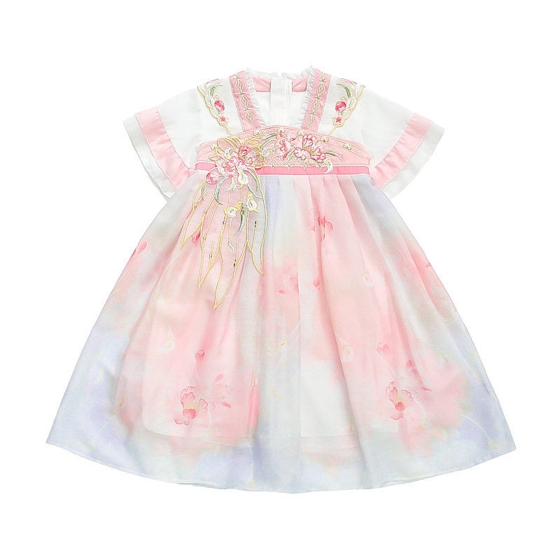 2026新款女童韩系汉服连衣裙