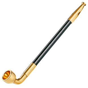 烟斗男士旱烟袋锅子手工实木老式烟杆黄铜烟枪烟锅老人传统烟丝斗