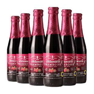 【进口】比利时林德曼Lindemans山莓啤酒果味啤酒组合装