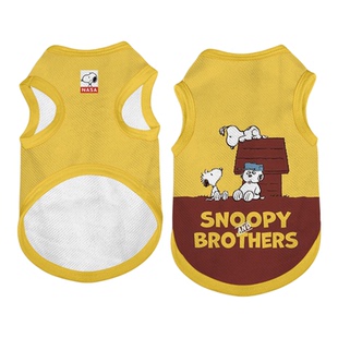 联名史努比复古风卡通宠物背心中小防掉毛泰迪狗狗猫咪衣服大