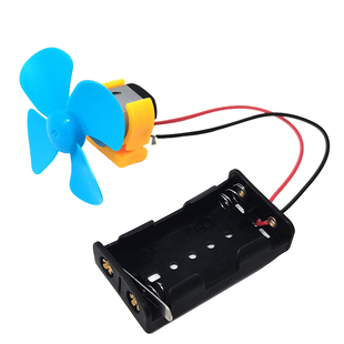 科学实验小马达风扇车螺旋桨130学生玩具电机小船模型手工diy电动