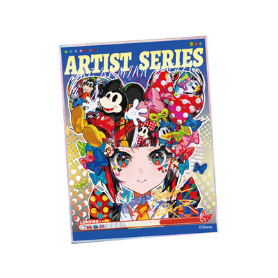 KKV正品集卡社Disney Mika Pikazo米奇家族系列周边卡片卡牌徽章