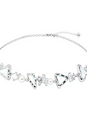 《冰河世纪》原创设计S925纯银天然淡水珍珠贝母手链复古法式新品