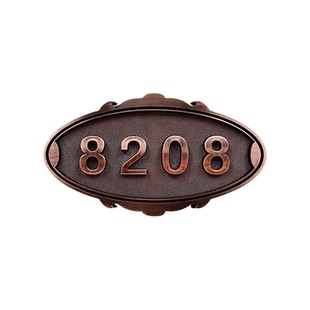 定制做数字号码牌仿金属门牌号欧式家用酒店宾馆包厢房间号提示牌标牌创意宿舍门贴标识牌小区房号牌指示牌贴