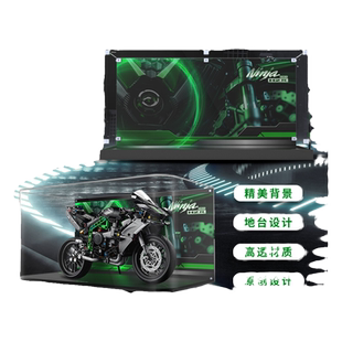KGBOX乐高42170川崎Ninja H2R摩托车积木亚克力展示盒防尘罩透明