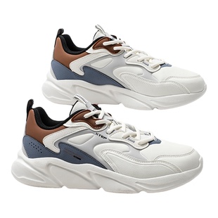 特步官方正品男鞋百搭潮流厚底老爹鞋春季男士跑鞋防滑软底运动鞋