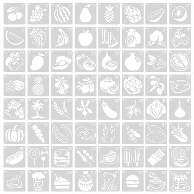 镂空画画秋日丰收动物南瓜手帐尺