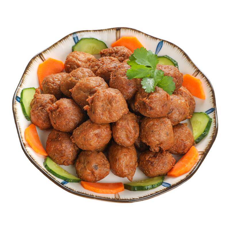七菁莲华素食佛家纯素肉肉丸莲藕素丸子豆制品寺院斋素菜冷冻食品