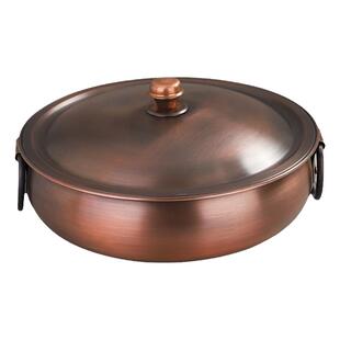 特厚铜火锅电磁炉火锅燃气两用紫铜汤锅老式北京涮羊肉铜火锅盆