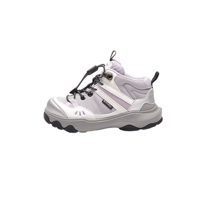 SMIBU斯密朴童鞋2025冬新款儿童运动鞋男女童加绒户外鞋雪线暖径