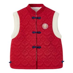 【新年系列】PawinPaw卡通小熊童装25年春夏新款男女童拜年服马甲