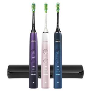 飞利浦电动牙刷hx9911智能充电式护龈成人男女软毛声波钻石情侣款