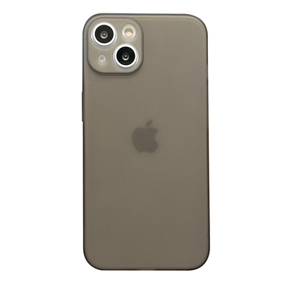 全包镜头黑色软胶磨砂简约手机壳