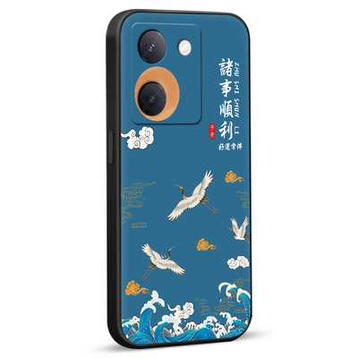 秋昊适用于vivoy100手机壳v2313a全包防摔voivy100简约vⅰⅴoy100网红保护套。维沃y100小众ins国潮风y100经